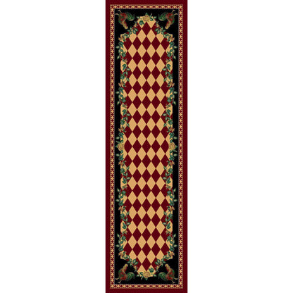 Southwestern Farm Rug – Red – alternate view
