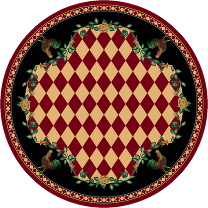Southwestern Farm Rug – Red – alternate view