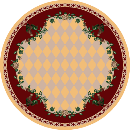 Southwestern Farm Rug – Yellow – pattern detail