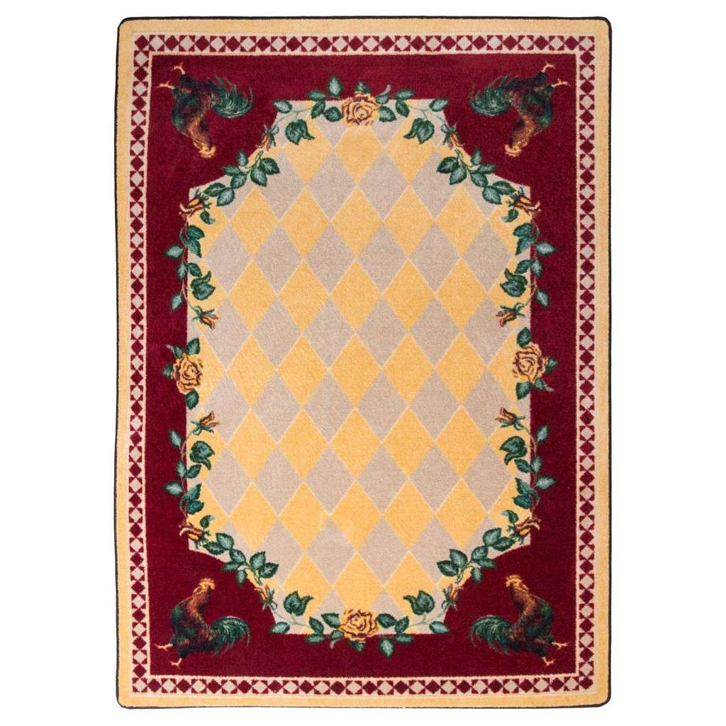 SouthWestern Farm - Yellow-CabinRugs Southwestern Rugs Wildlife Rugs Lodge Rugs Aztec RugsSouthwest Rugs
