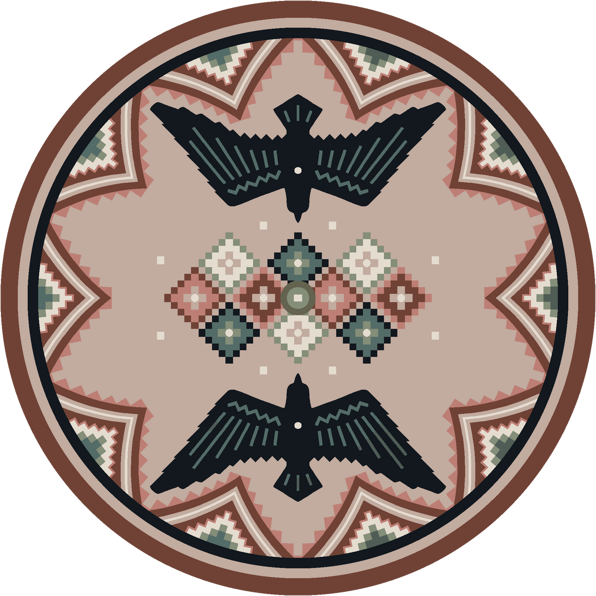 Spirit Dance Rug – Multi – lifestyle