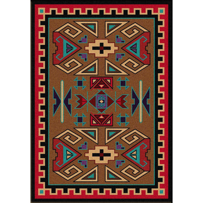 Steppe Rams Rug – Bright – lifestyle
