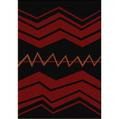 The Way Of War Rug – Black – lifestyle