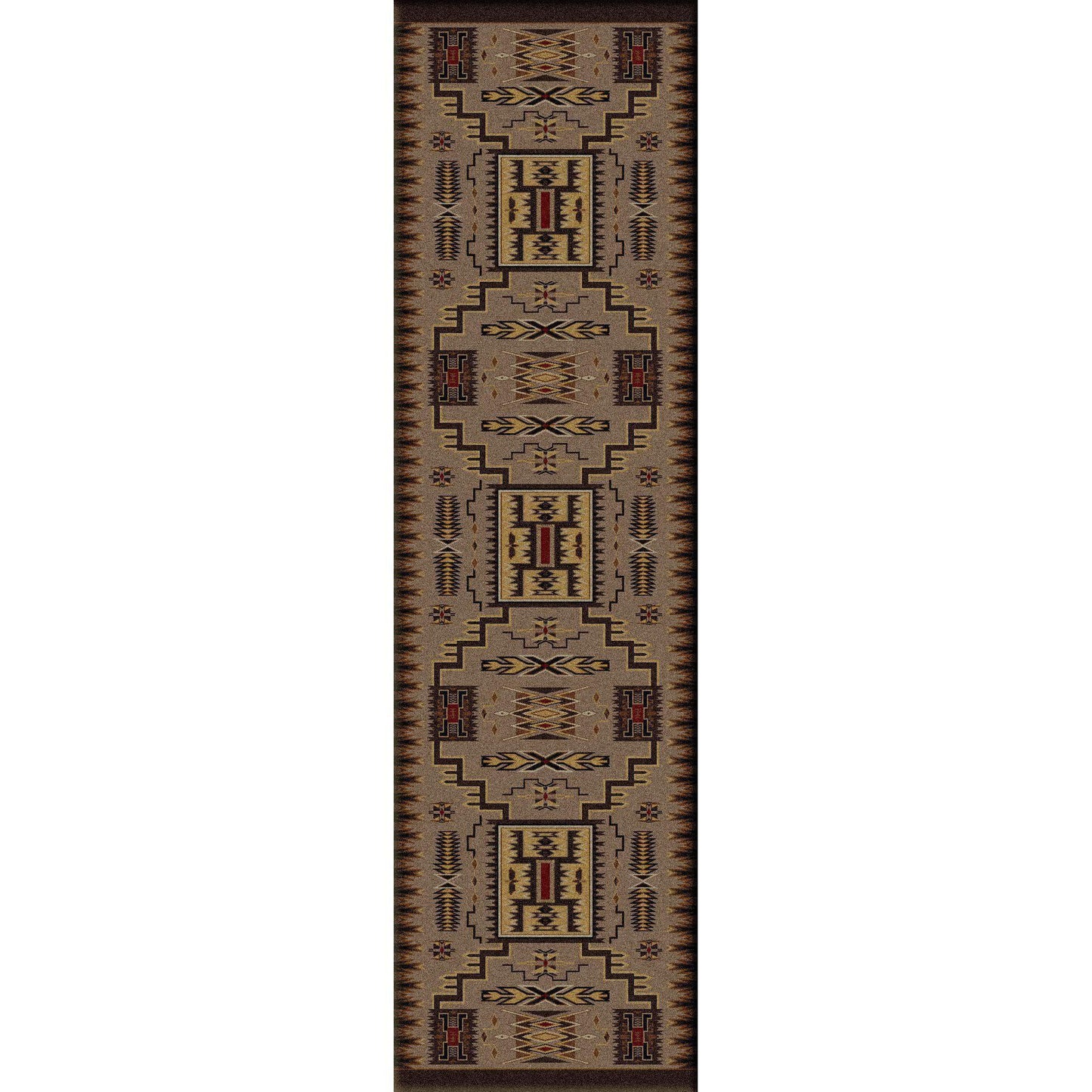 Thunder Catcher - Chestnut-CabinRugs Southwestern Rugs Wildlife Rugs Lodge Rugs Aztec RugsSouthwest Rugs