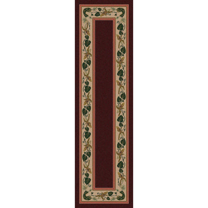 Tres Hermanas Rug – Garnet – alternate view