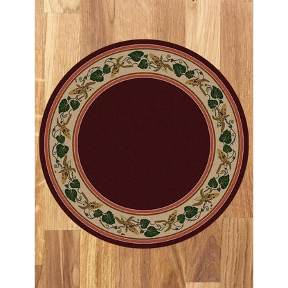 Tres Hermanas Rug – Garnet – pattern detail