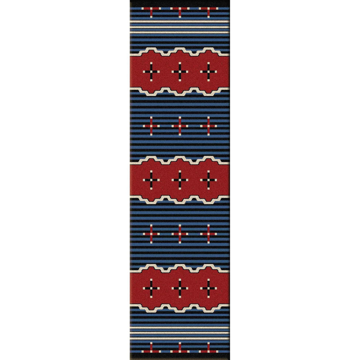 Tribe Leader Rug – Blue – alternate view