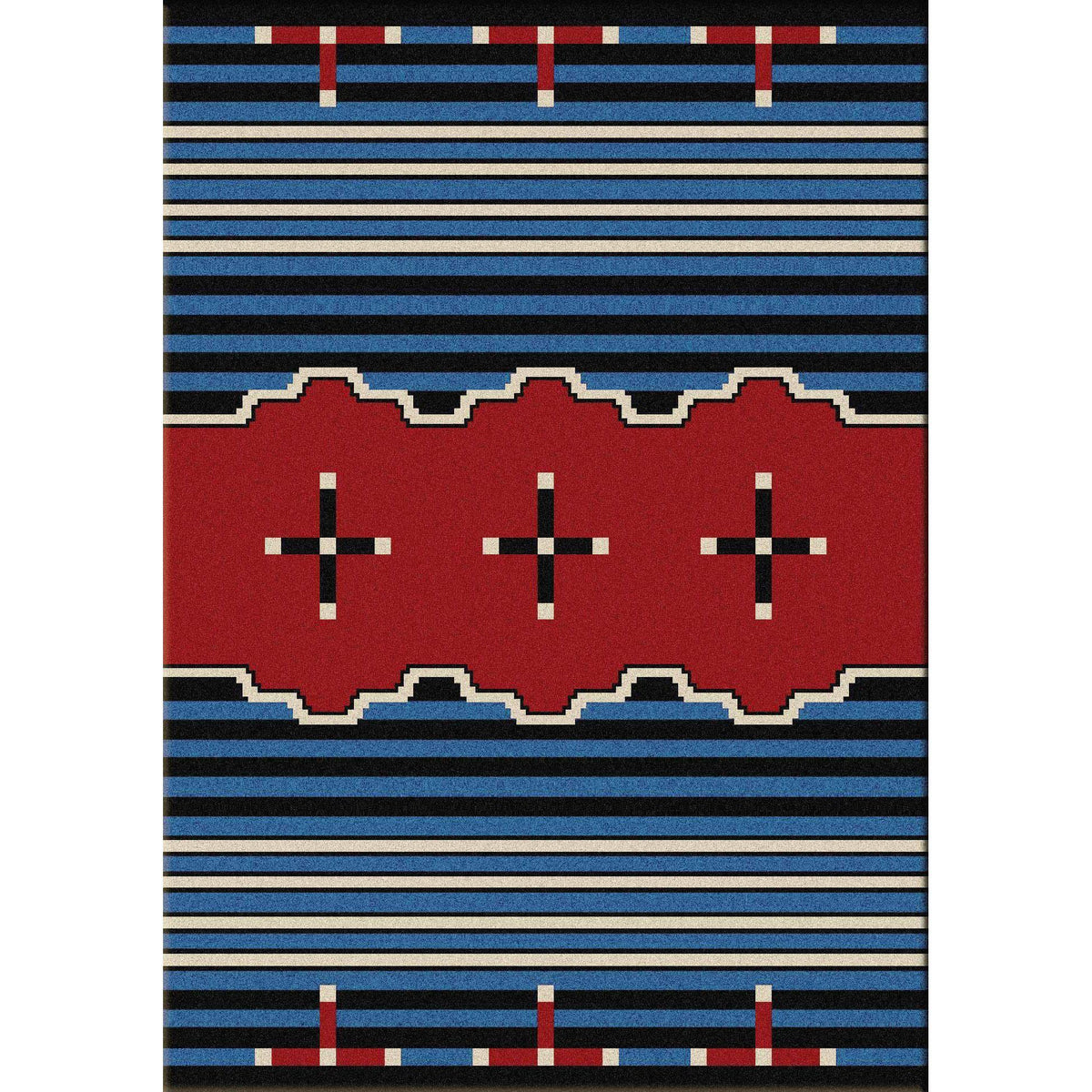 Tribe Leader Rug – Blue – lifestyle