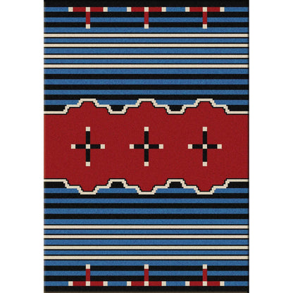 Tribe Leader Rug – Blue – lifestyle