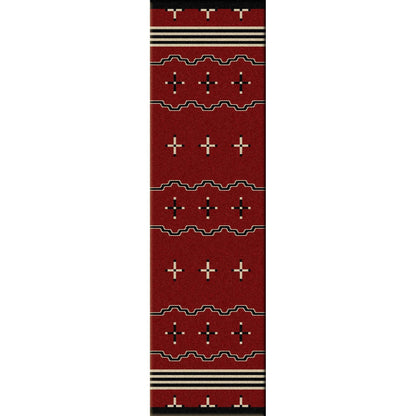 Tribe Leader Rug – Red – alternate view