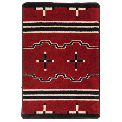 Tribe Leader Rug – Red – lifestyle