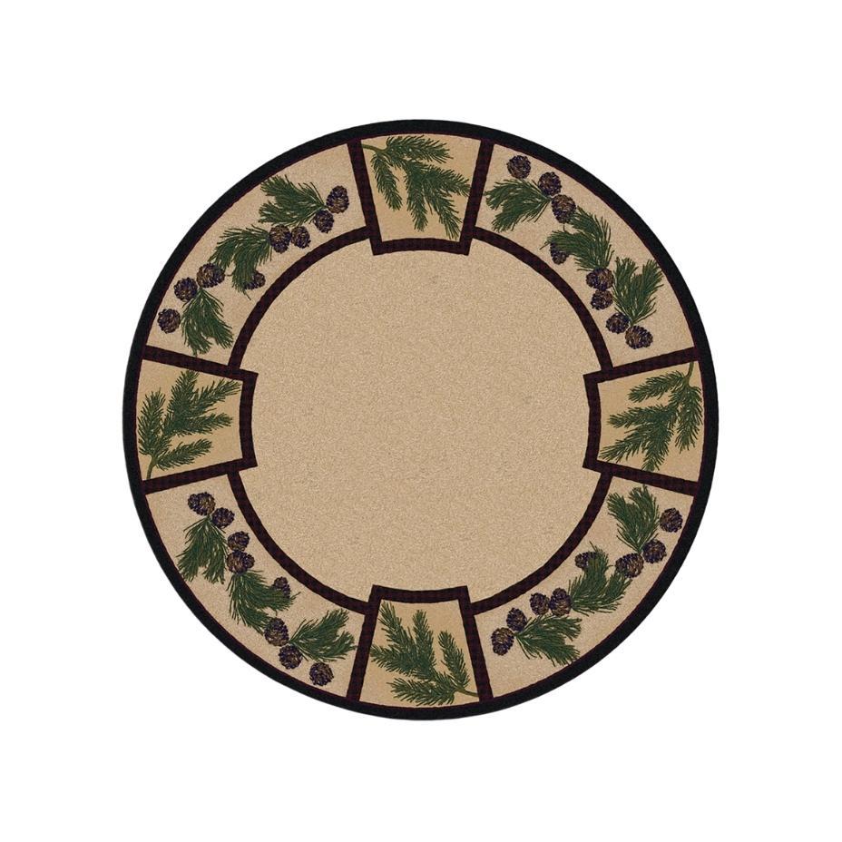 Valley Forest Floor Rug – Maize – pattern detail