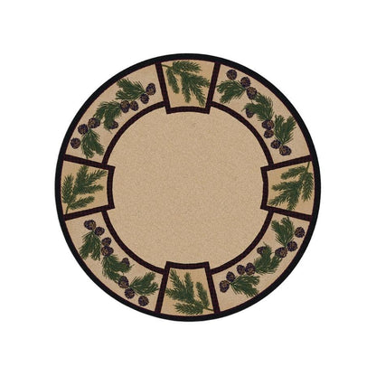 Valley Forest Floor Rug – Maize – pattern detail