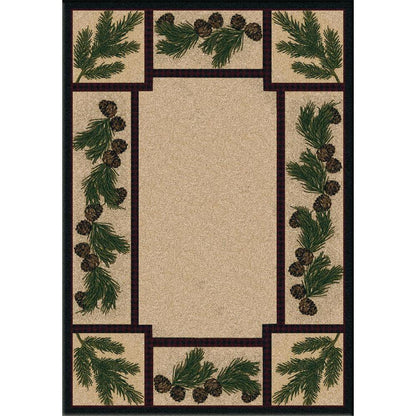 Valley Forest Floor Rug – Maize – lifestyle