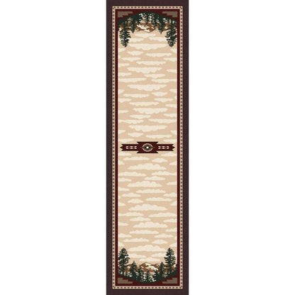 Wilderness Calls Rug – Wine – lifestyle